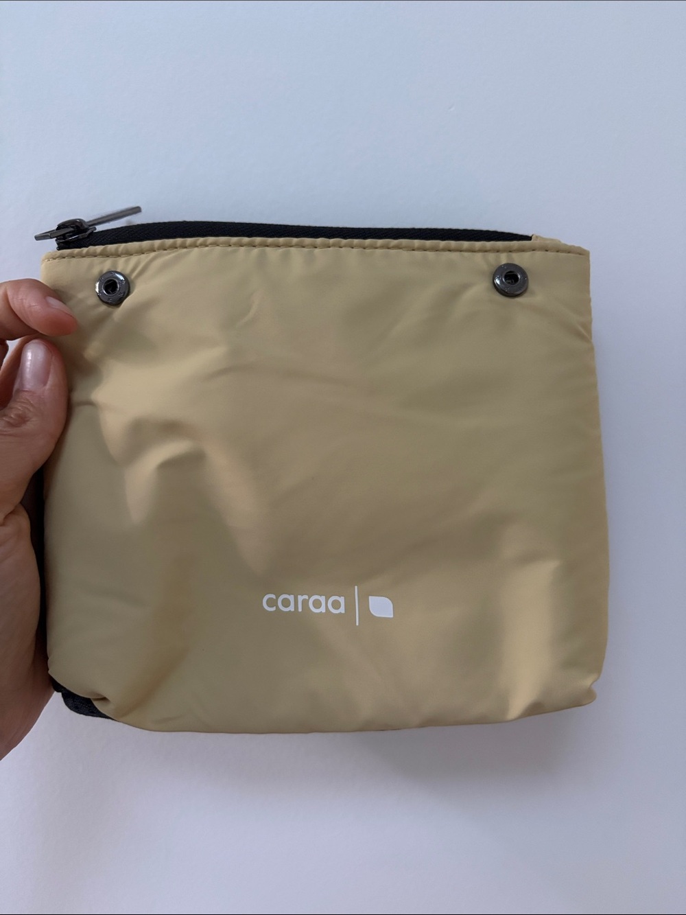 New! Caraa Snappy Snap-Together Zip Travel Pouch